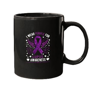 Discover I Wear Purple For Lupus Awareness Month Men Women Mugs