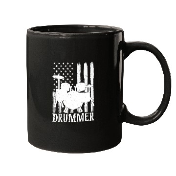 Discover Funny Drummer Art For Men Women Drum Set Drumming Mugs
