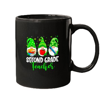Discover Gnomes 2Nd Grade Teacher Squad St Patricks Day Sch Mugs