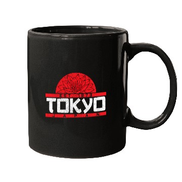 Discover Tokyo Japan Est 1873 Lotus Japanese Mugs