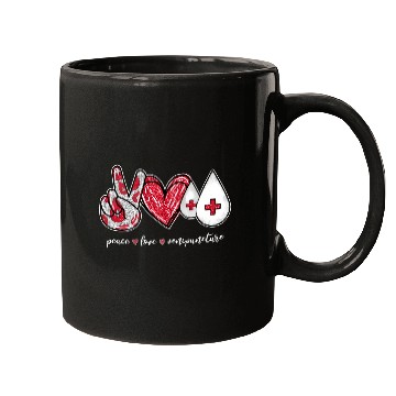 Discover Peace Love Venipuncture Phlebotomist Mugs