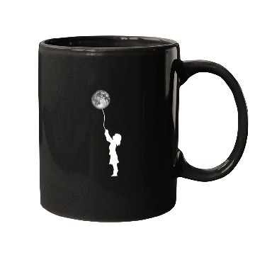 Discover Science Too Moon Space Balloon Mugs