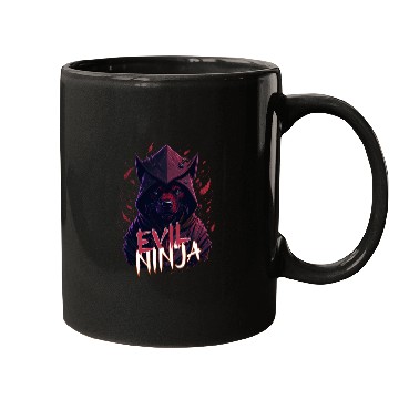 Discover Powerful Boston Terrier Dog Ninja Mugs