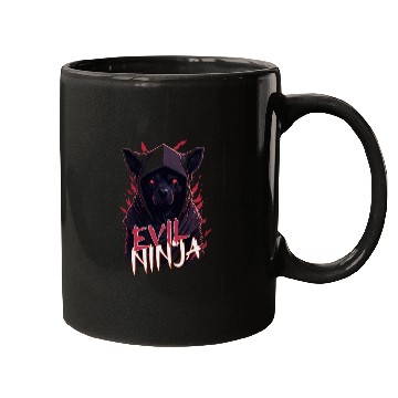 Discover Powerful Boston Terrier Dog Ninja Mugs