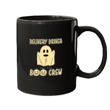 Discover Delivery Driver Boo Crew Spooky Halloween Party Mugs