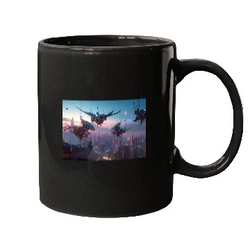 Discover The Future is in Flight Mugs