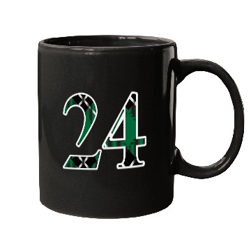 Discover 24th T Shirt24 Sports Jersey Number Green Mugs