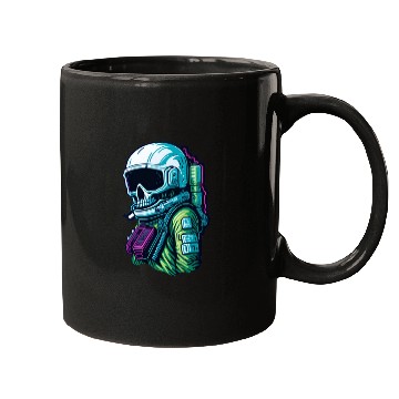 Discover Cyberpunk Space Explorer Mugs