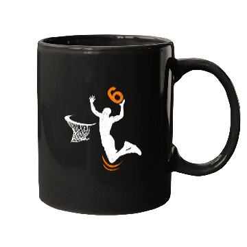 Discover 6 Basketball Dunk 6Th Party Mugs