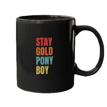 Discover Stay Gold Pony Mugs