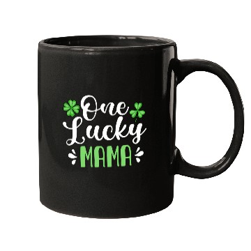 Discover One Lucky Mama St Patrick'S Day Mother Shamrock Mo Mugs