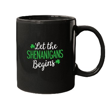 Discover Let The Shenanigans Begin St PatricDay Shamrock Mugs