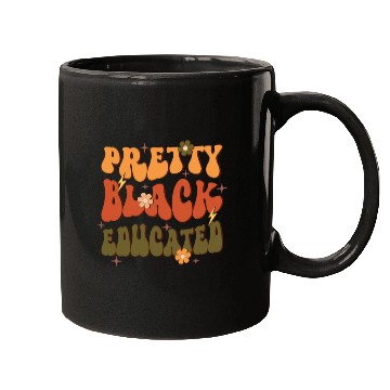 Discover Pretty Black Educated, Independence Day Mugs