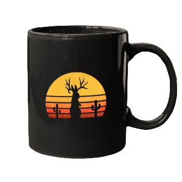 Discover Eighties Jackalope Cryptid Rabbit Mugs