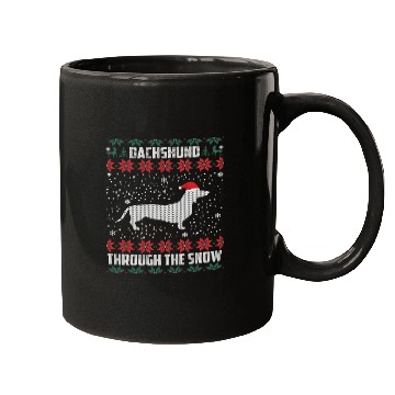 Discover Dachshund Through The Snow Ugly Mugs