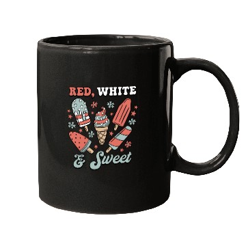 Discover Red, White & Sweet Mugs