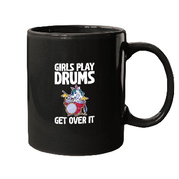 Discover Girls Play Drums, Get Over It 2 Mugs