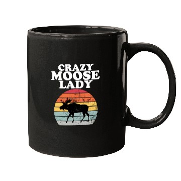 Discover Crazy Moose Lady Moose Mugs