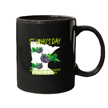 Discover St Urhos Day Grasshopper Grapes Vineyard Minnesota Mugs