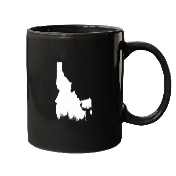Discover Hunter Elk Deer State Idaho Hunting Mugs