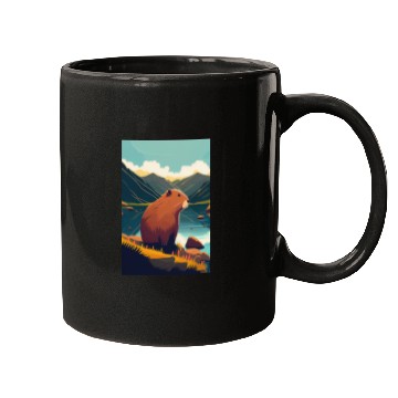 Discover Capybara Nature Capibara Mugs