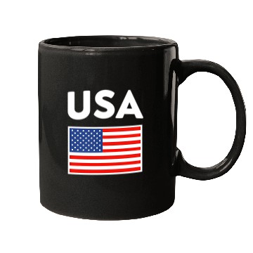 Discover Usa Flag United States Blue Red And White Mugs
