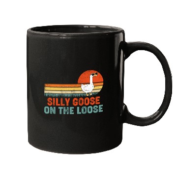 Discover Silly Goose On The Loose Saying Mugs