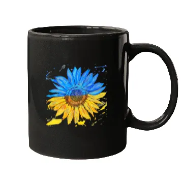 Discover Ukraine Flag Sunflower Ukrainian Support Mugs