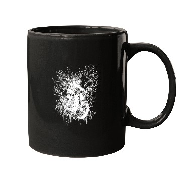 Discover Motorcycle Off-road Ride Tattoo Splash Style Mugs