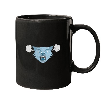 Discover Angry Wolf Mugs