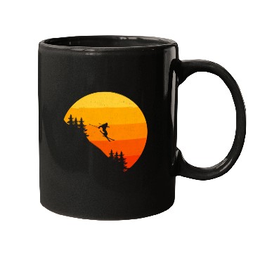 Discover Ski Skiing Skier Ski Mugs