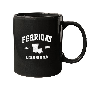Discover Ferriday Louisiana La State Athletic Style Mugs