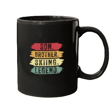 Discover Son Brother Skiing Legend Best Skiing Gaming Mugs