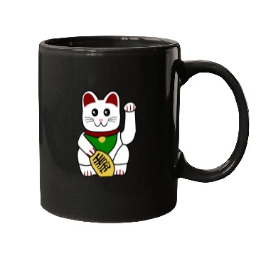 Discover Cute Japanese Lucky Cat 1 Mugs