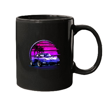 Discover Vaporwave Sunset 80S Car Mugs