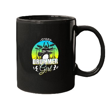 Discover Crazy Drummer Drums Drummer Saying Mugs