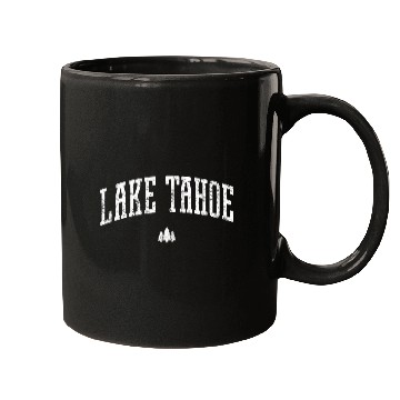Discover Lake Tahoe Tree Icon Mugs