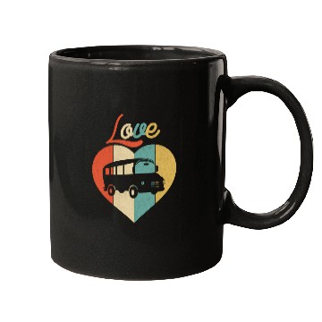 Discover Love School Bus Mugs