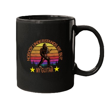 Discover Nobody Understands Me But My Guitar Bigfoot Sasqua Mugs