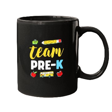 Discover Team Pre-K Teacher First Day Preschool Back to Sch Mugs