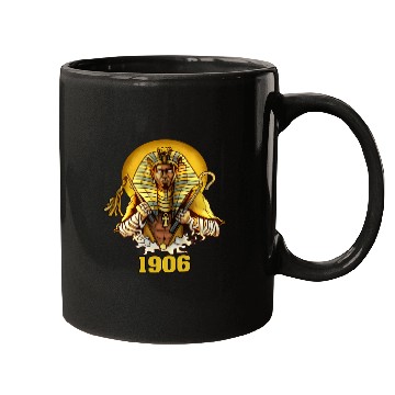 Discover 1906 Sphinx Alpha Ace Fraternity Pharoah Mugs