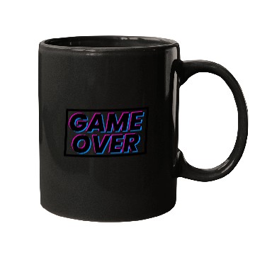Discover Game over text gamer design 1 Mugs
