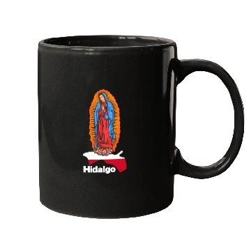 Discover Virgen De Guadalupe With Hidalgo Mexico Mugs