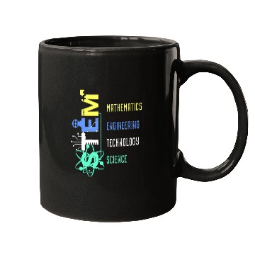 Discover Stem Teacher Science Technology Engineer Math Mugs