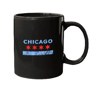 Discover Chicago - Chicago Flag Mugs