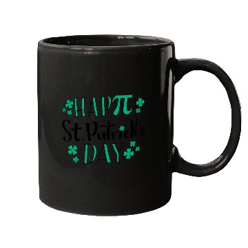 Discover Pi Math Teacher Happy St PatricDay Mugs