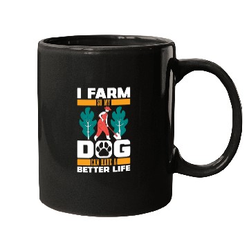 Discover Farming Farmer Dog Mugs