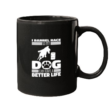 Discover Horse Barrel Racing Dog Mugs