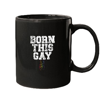 Discover Born This Gay Sexual Diversity Gay Pride LGBTQ Mugs