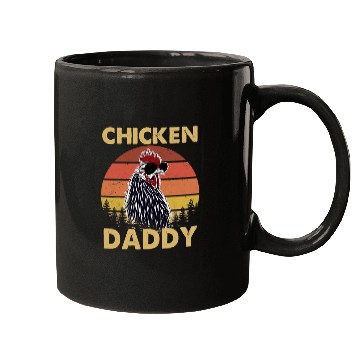 Discover Chicken Daddy Chickens Father Poultry Farmer Mugs